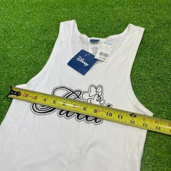 Vintage Y2K Disney Minnie Mouse Size XL Summer Tank Top Retro Glam - Picture 4 of 5